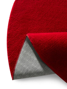 Faux Fur Rug Furry Red