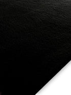 Faux Fur Rug Furry Black