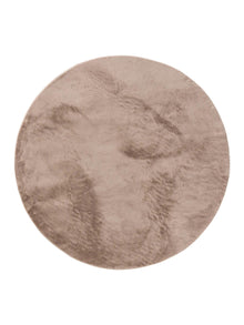 Alfombra de piel peluda topo