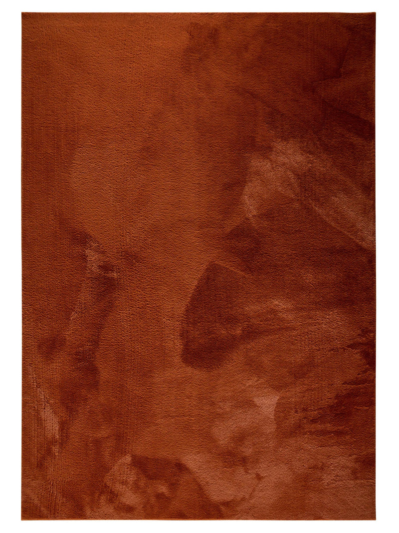 Faux Fur Rug Furry Orange