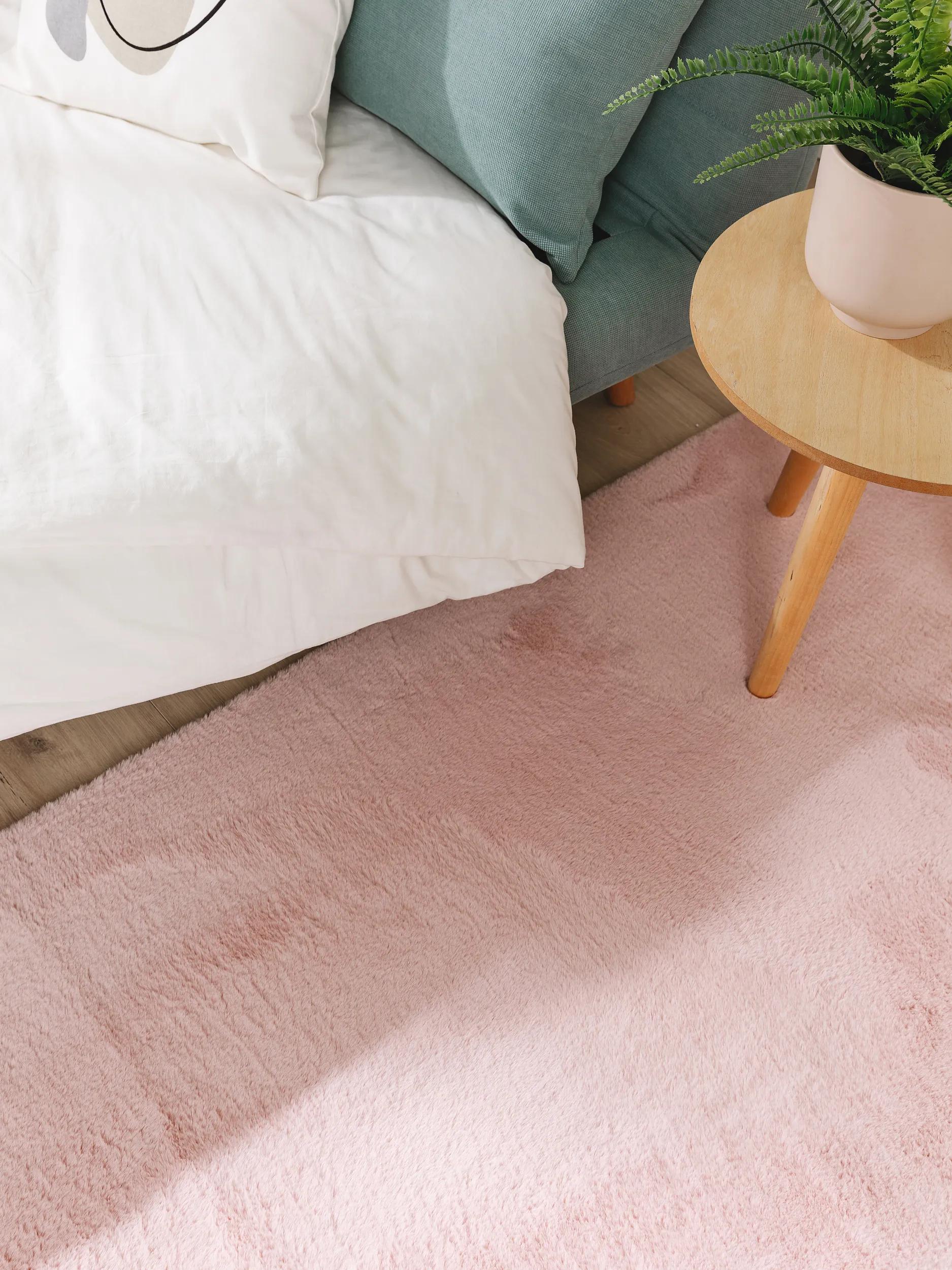 Fur Rug Furry Rose