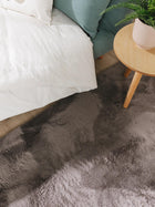 Fur Rug Furry Grey