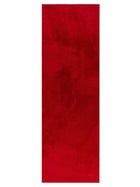 Faux Fur Rug Furry Red