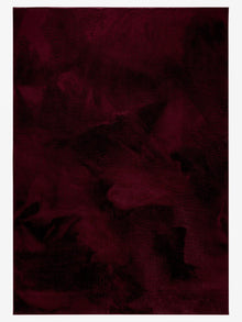 Faux Fur Rug Furry Bordeaux