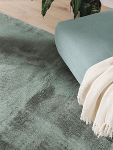 Fur Rug Furry Green