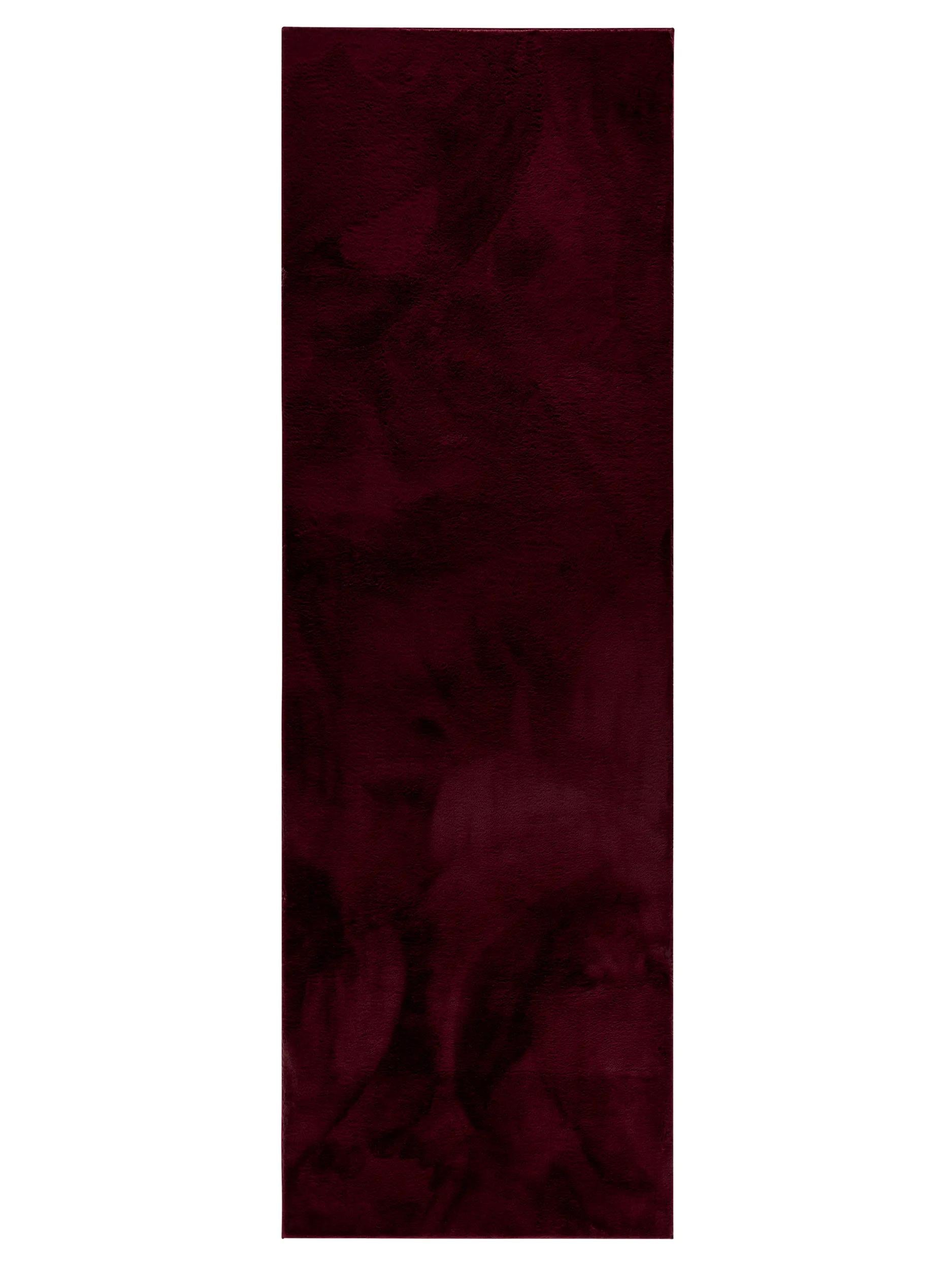 Faux Fur Rug Furry Bordeaux