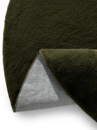 Faux Fur Rug Furry Olive green
