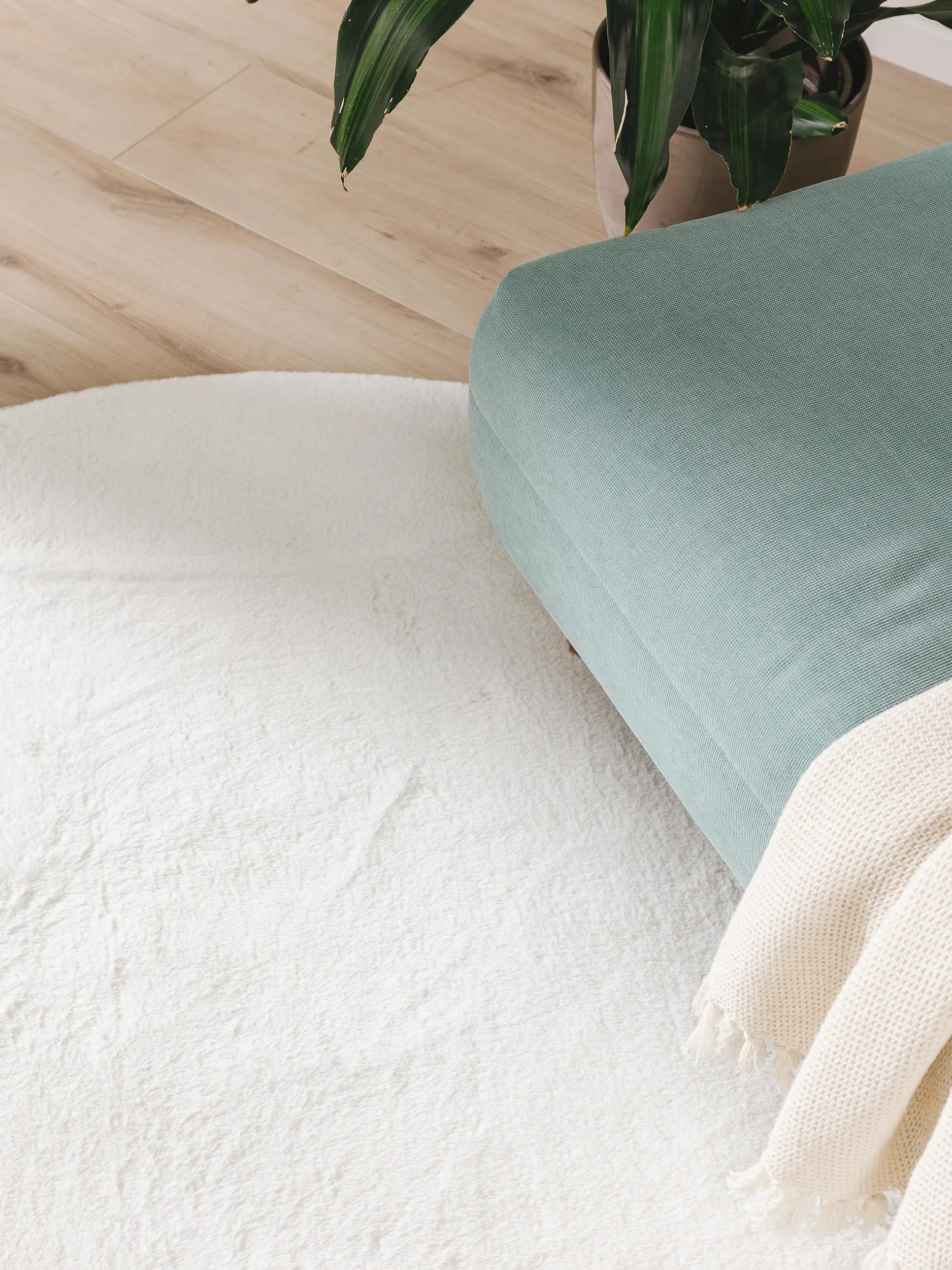 Fur Rug Furry Cream