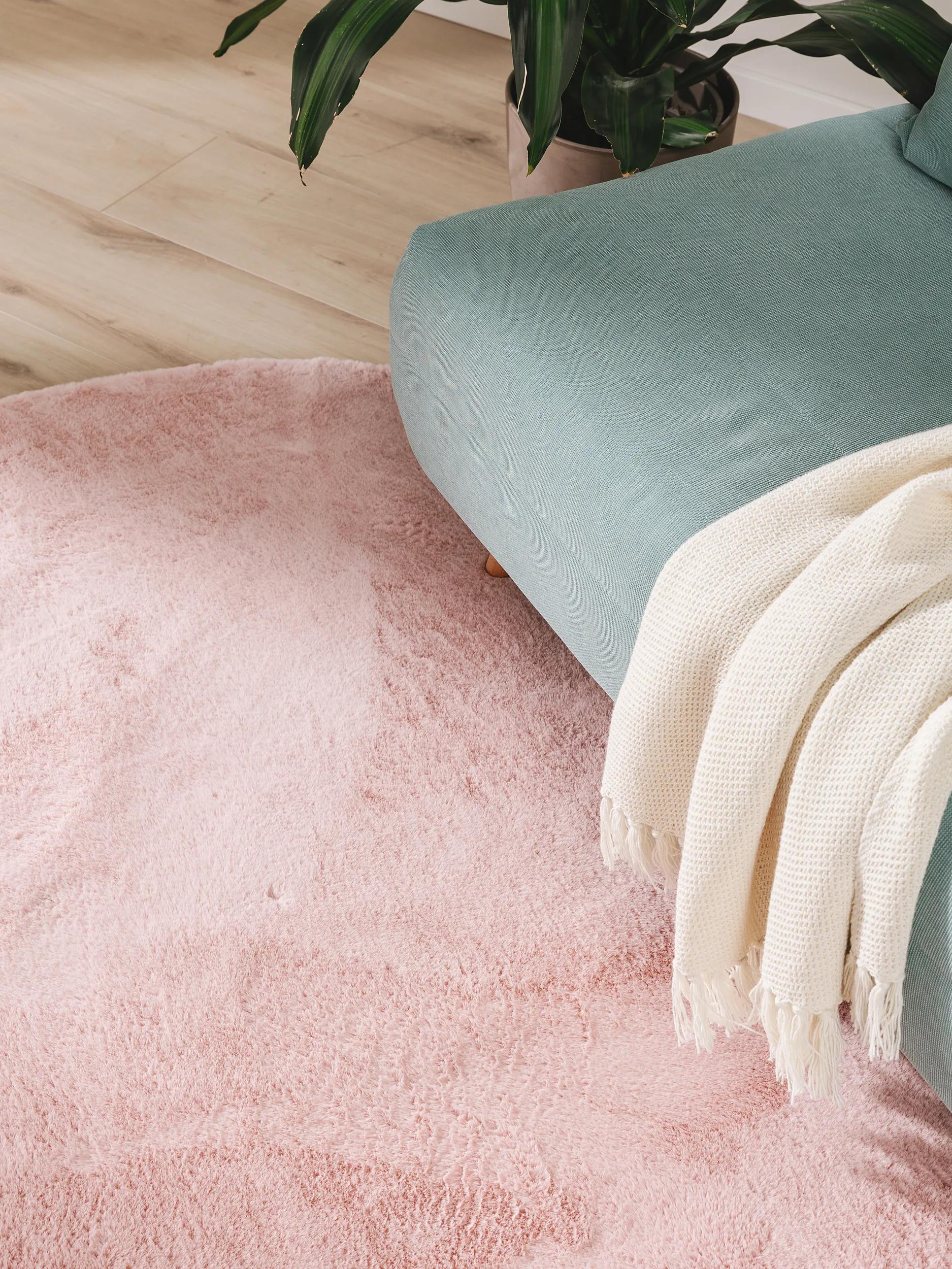 Fur Rug Furry Rose