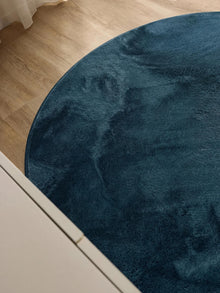 Faux Fur Rug Furry Turquoise