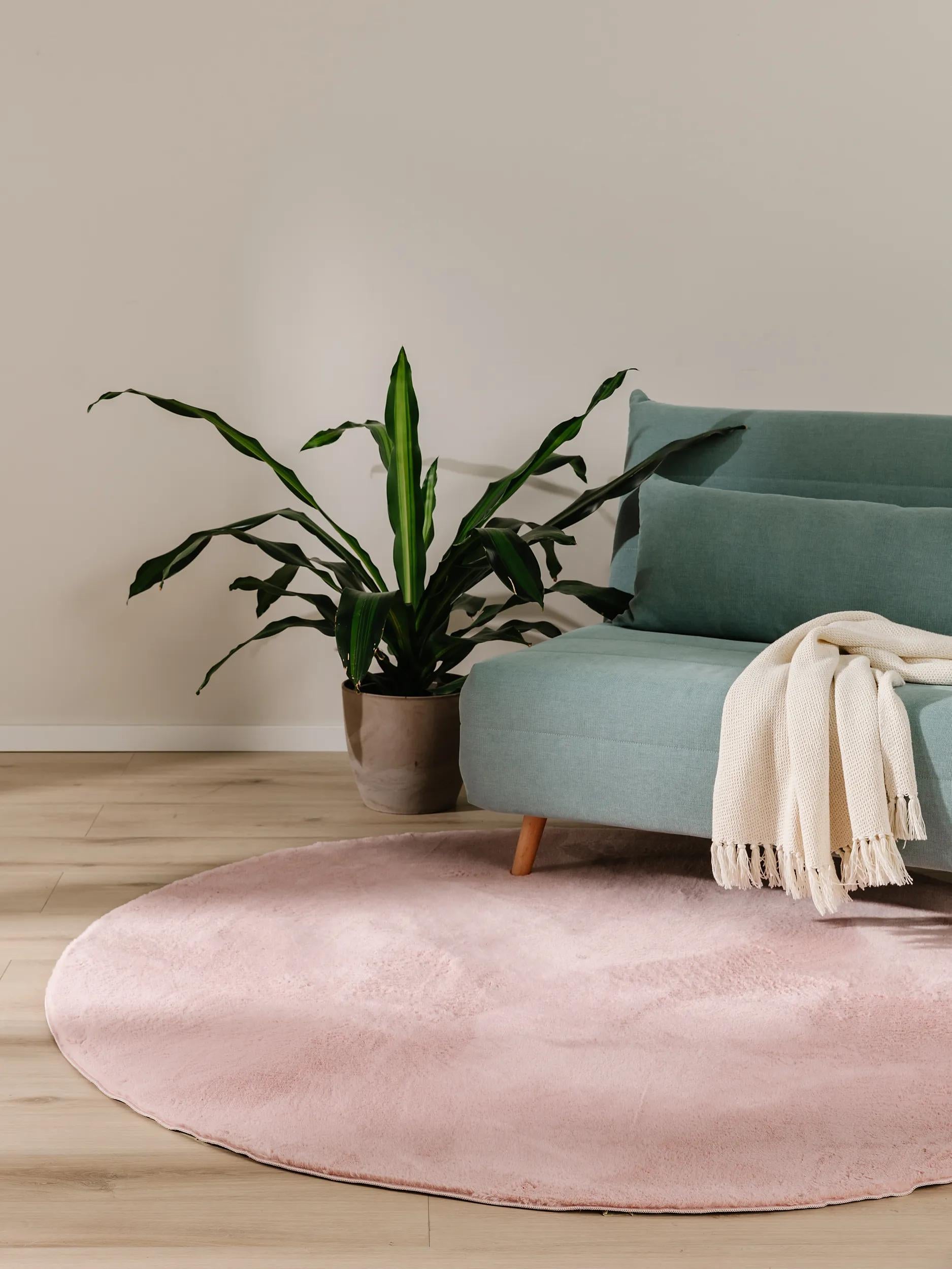 Fur Rug Furry Rose