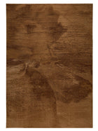 Faux Fur Rug Furry Light Brown