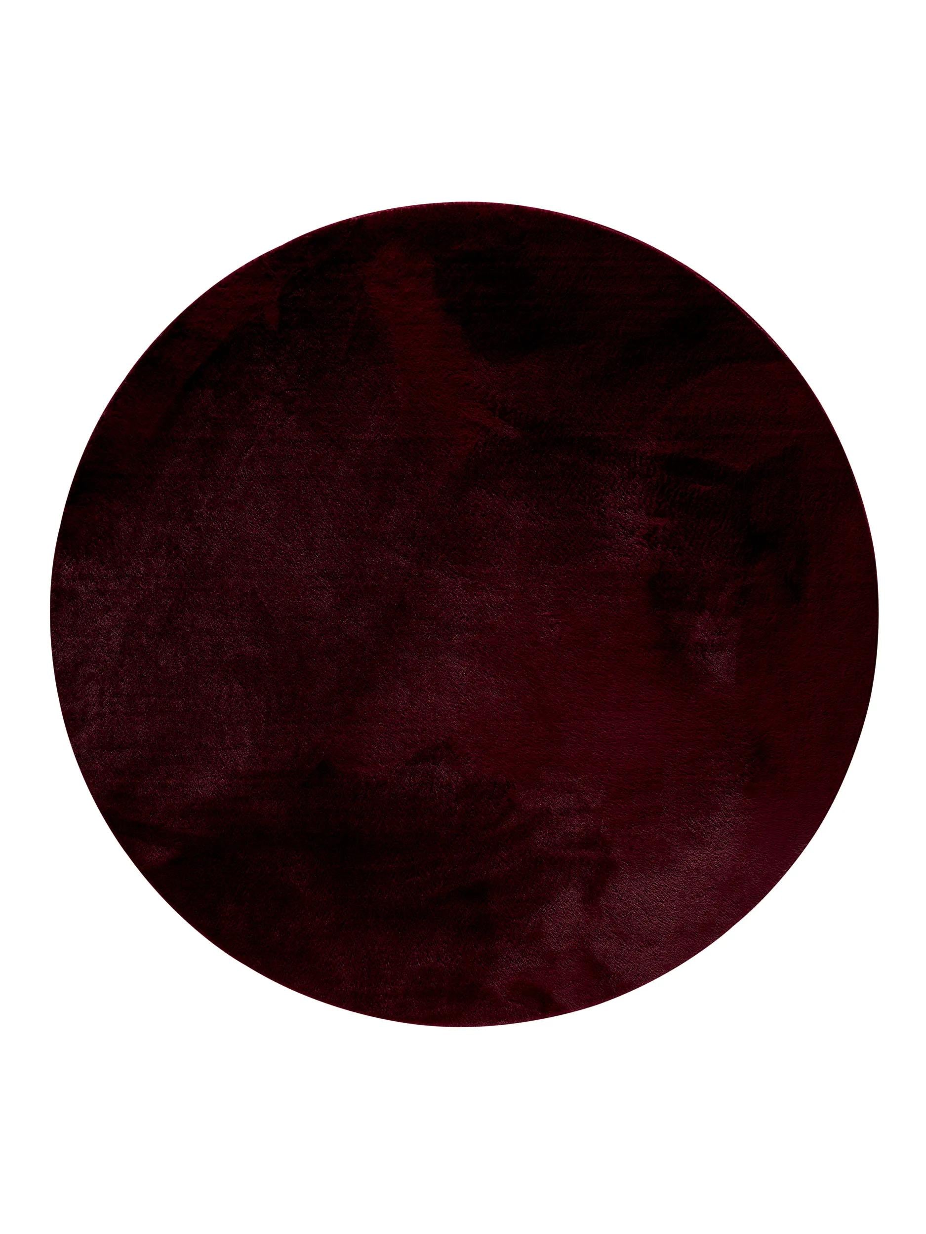 Faux Fur Rug Furry Bordeaux