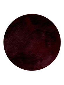 Faux Fur Rug Furry Bordeaux