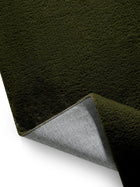 Faux Fur Rug Furry Olive green