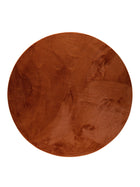 Faux Fur Rug Furry Orange