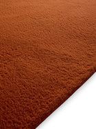 Faux Fur Rug Furry Orange