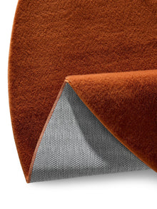 Faux Fur Rug Furry Orange