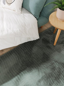 Fur Rug Furry Green