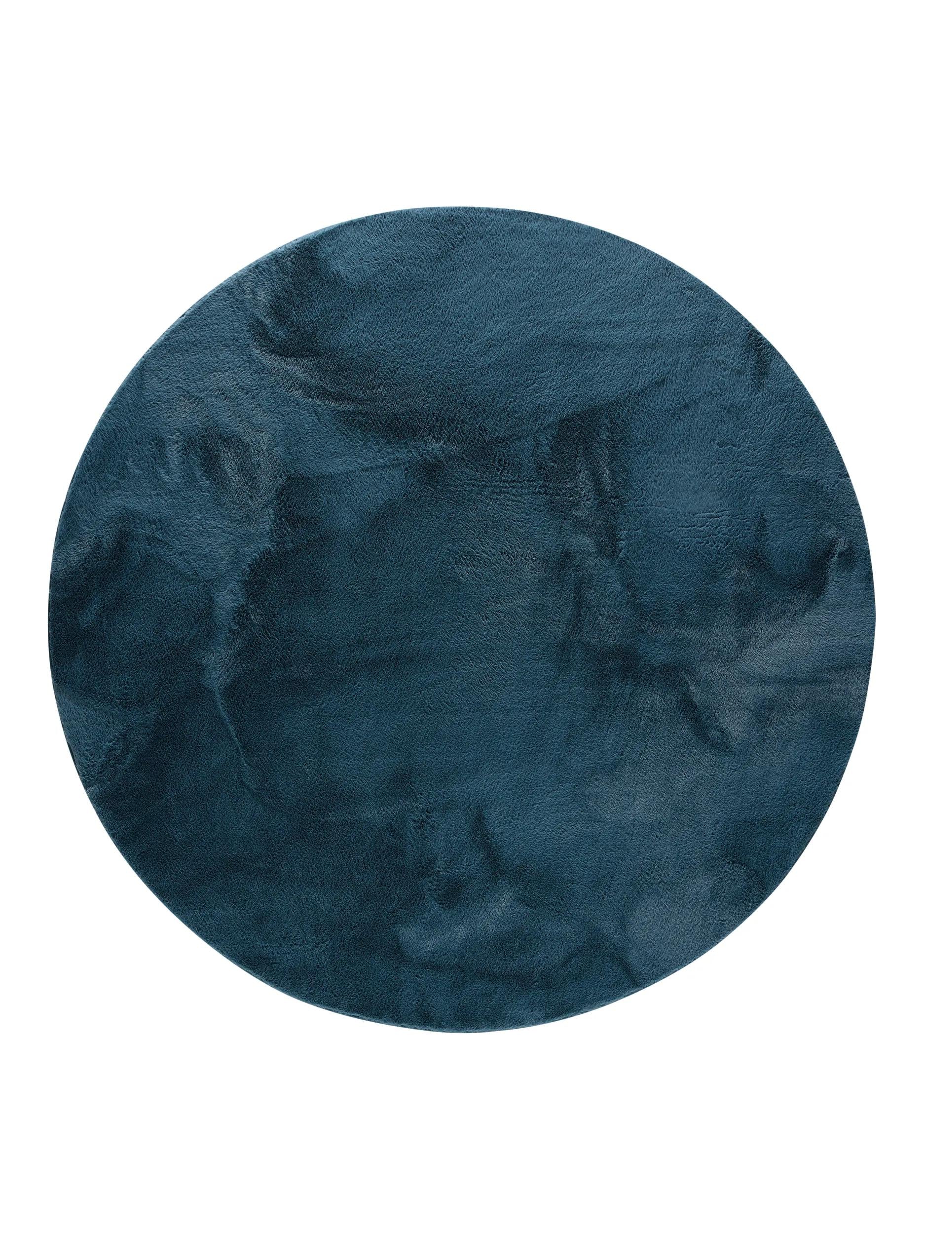 Faux Fur Rug Furry Turquoise