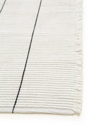 Rug made from recycled material Gaia White