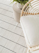 Rug made from recycled material Gaia White