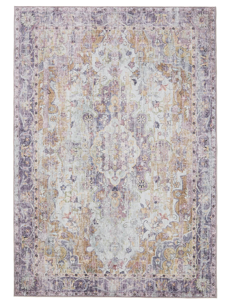 Washable Rug George Multicolour/Purple