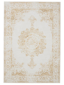 Washable Rug George Cream/Yellow