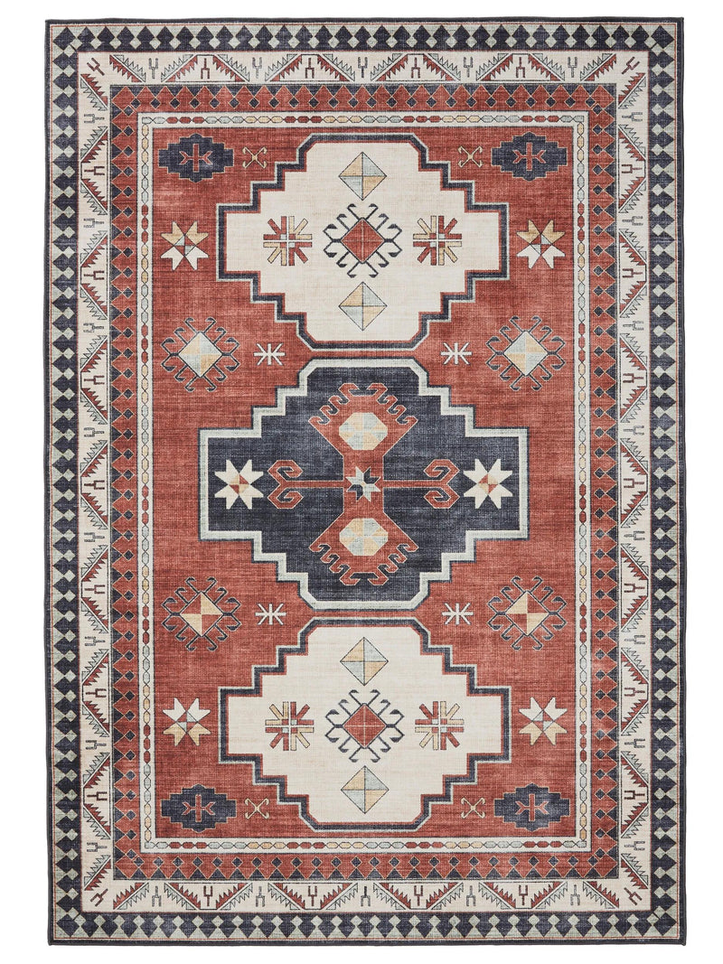 Washable Rug George Multicolour/Blue