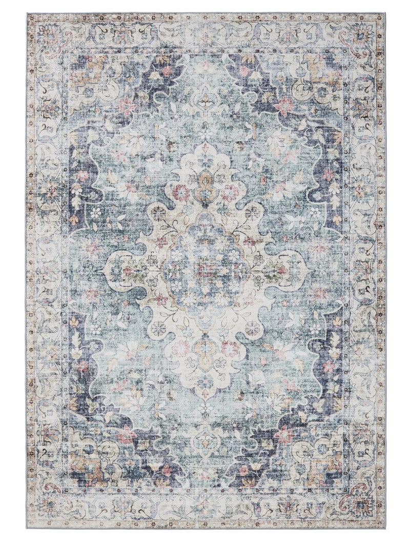 Washable Rug George Blue