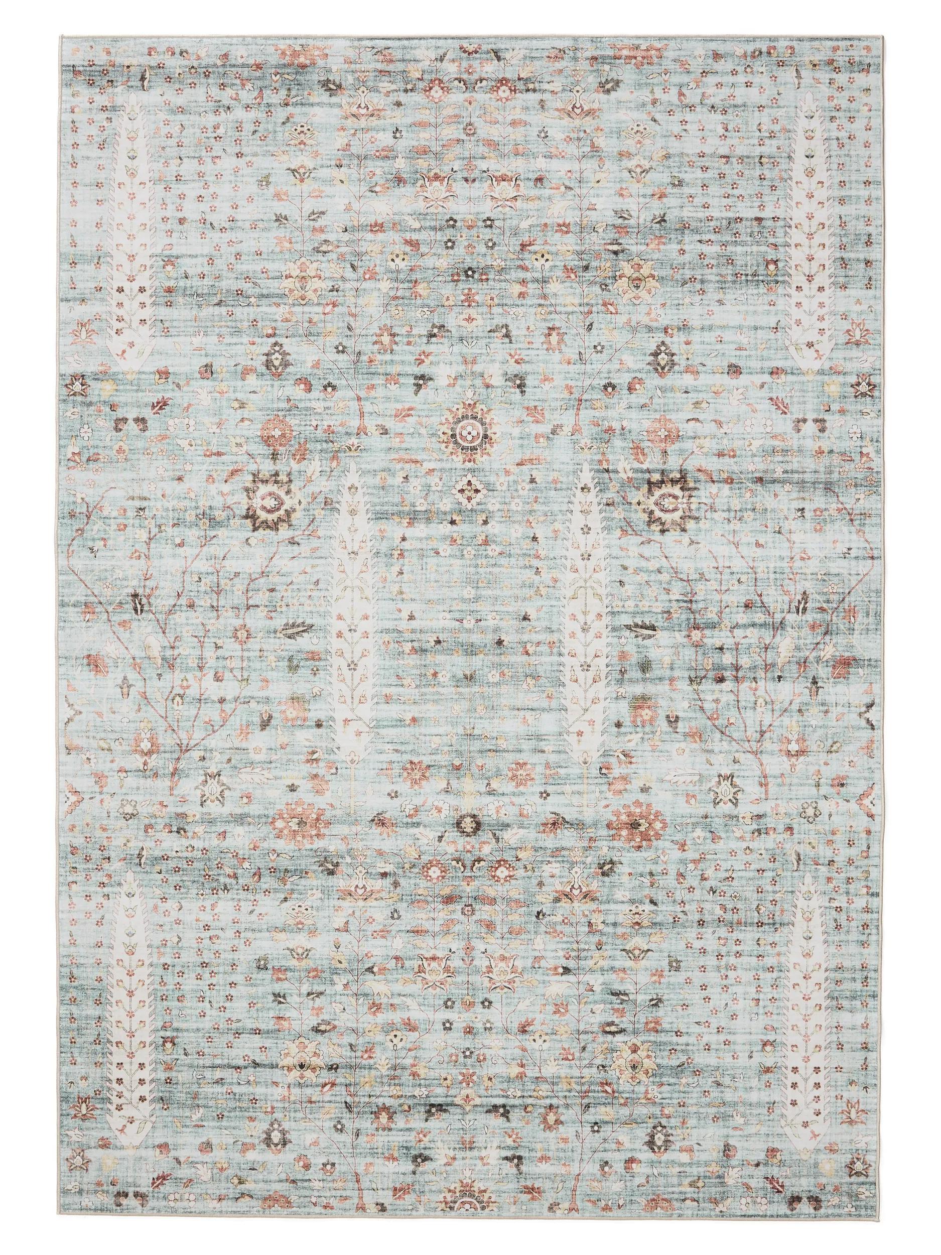 Washable Rug George Turquoise