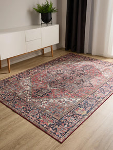 Alfombra lavable George multicolor/beige