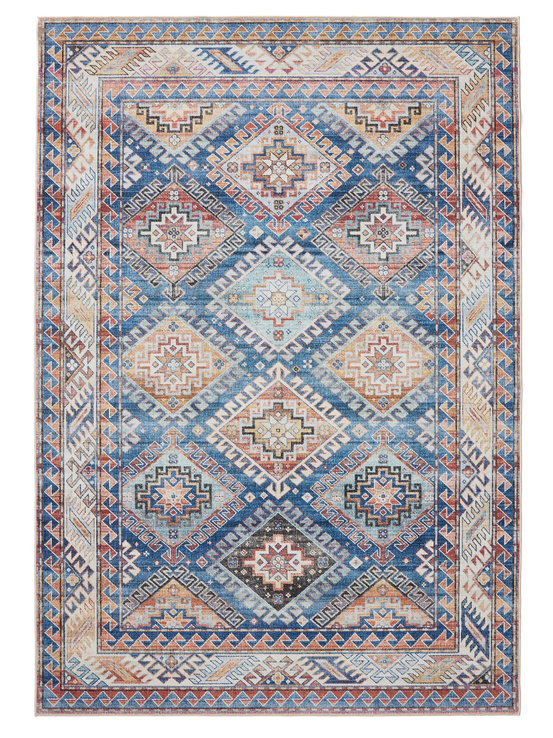 Washable Rug George Blue