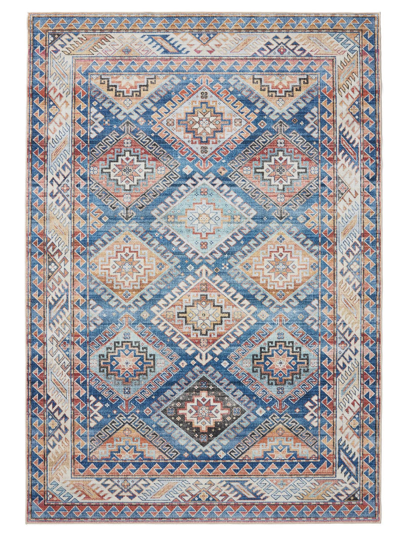Washable Rug George Blue