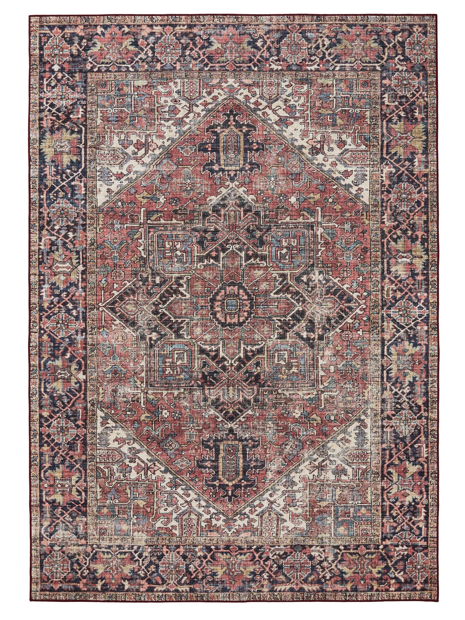 Alfombra lavable George multicolor/beige