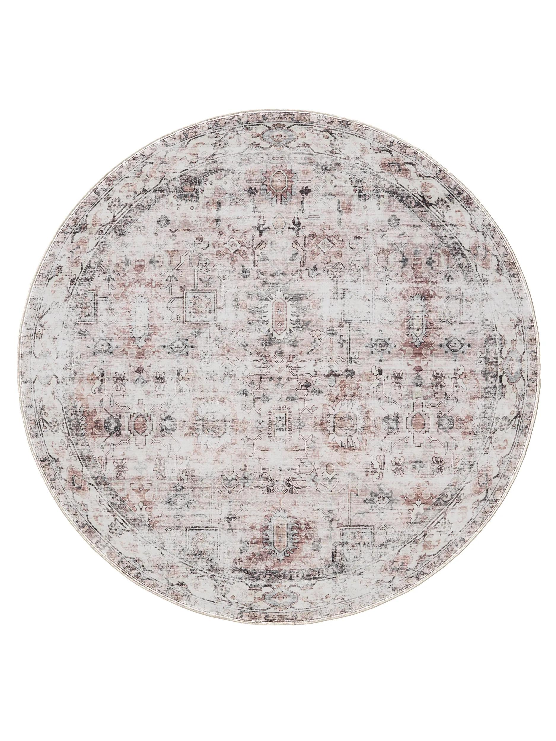 Washable Rug George Cream/Taupe