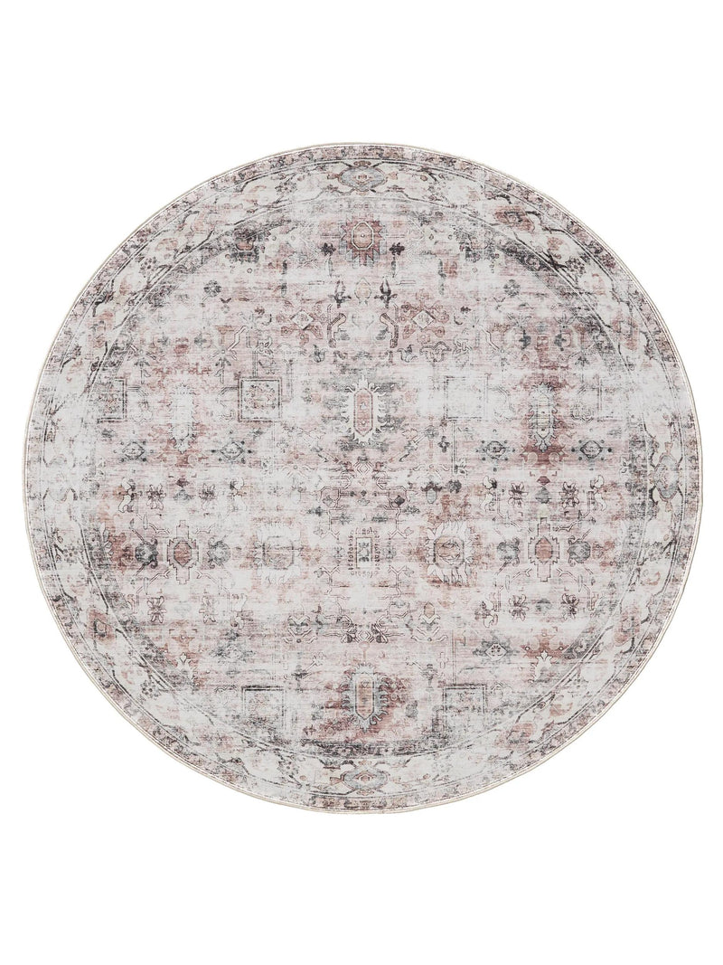Washable Rug George Cream/Taupe