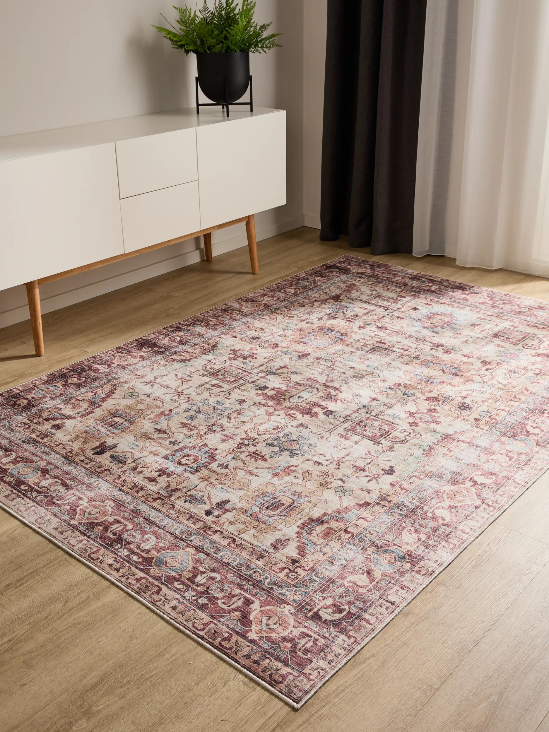 Washable Rug George Multicolour/Pink