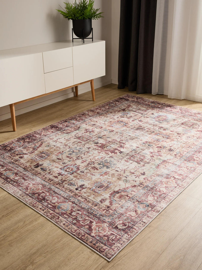 Washable Rug George Multicolour/Pink