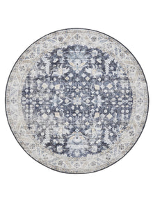 Alfombra lavable George azul