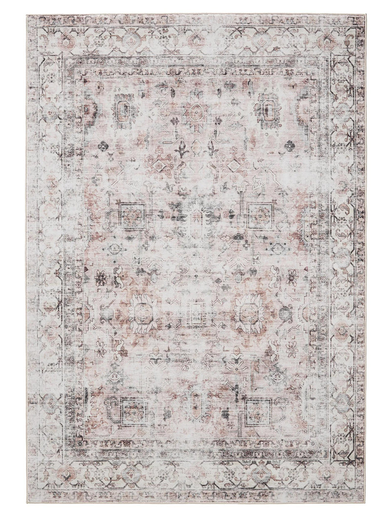 Washable Rug George Cream/Taupe