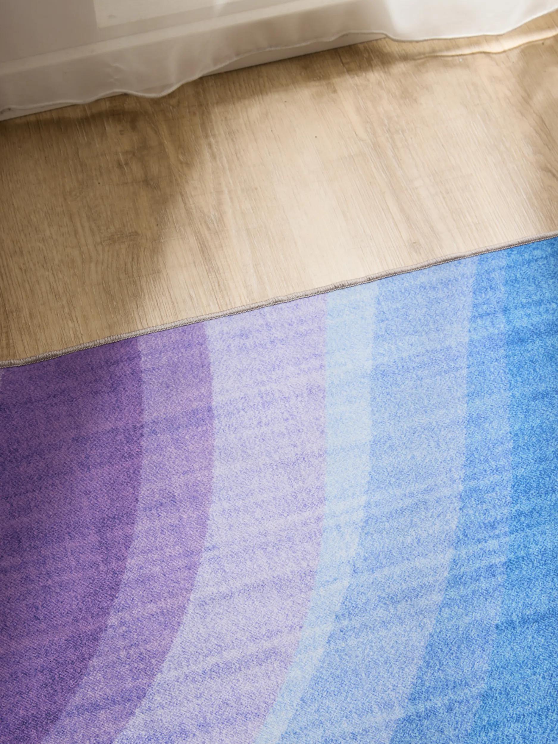 Washable Rug George Multicolour/Purple