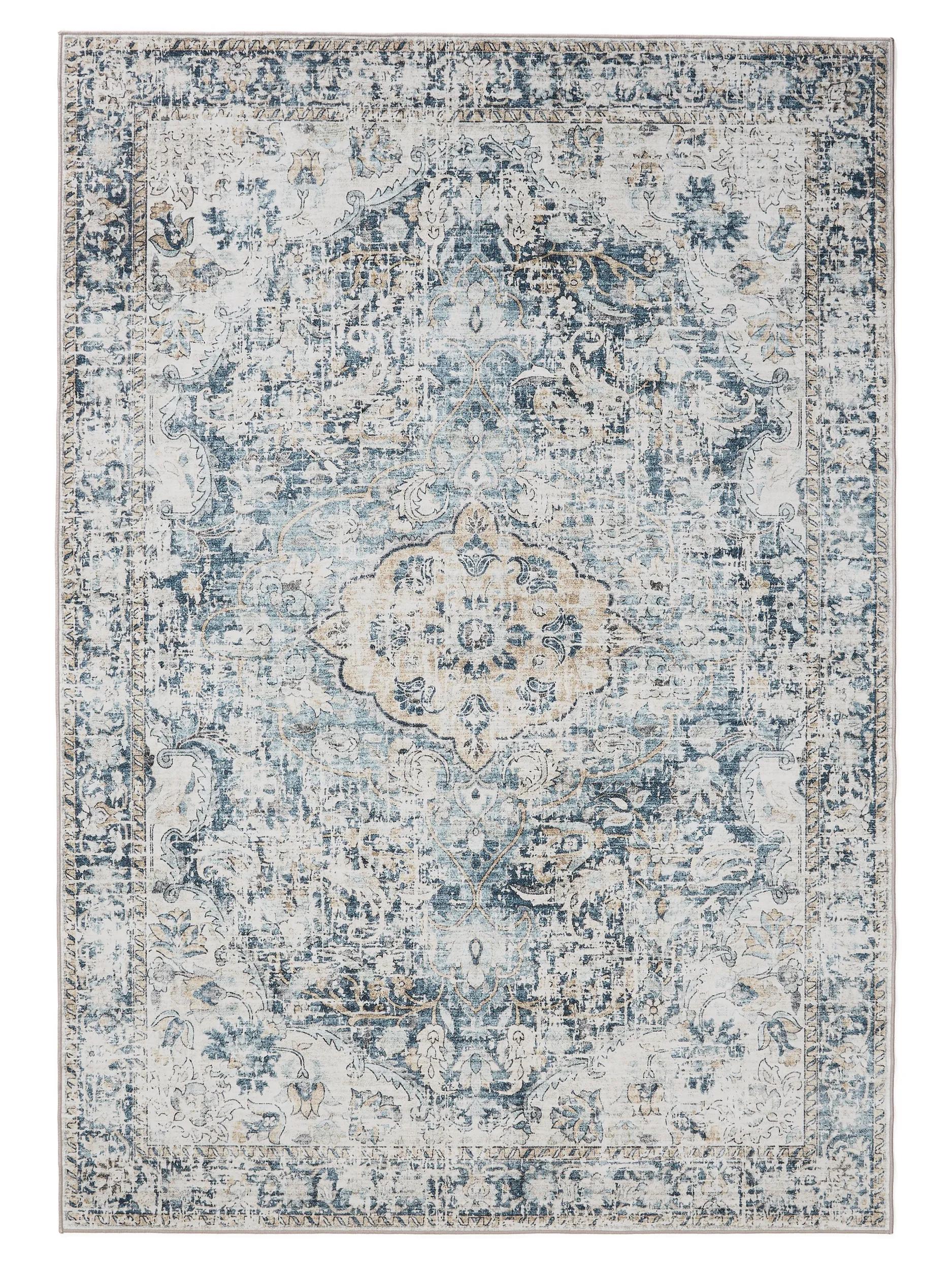 Washable Rug George Blue