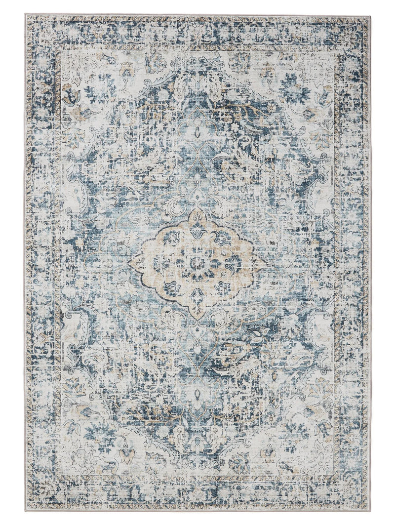 Washable Rug George Blue
