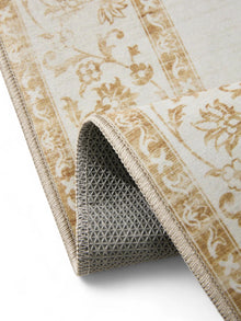 Washable Rug George Cream/Yellow