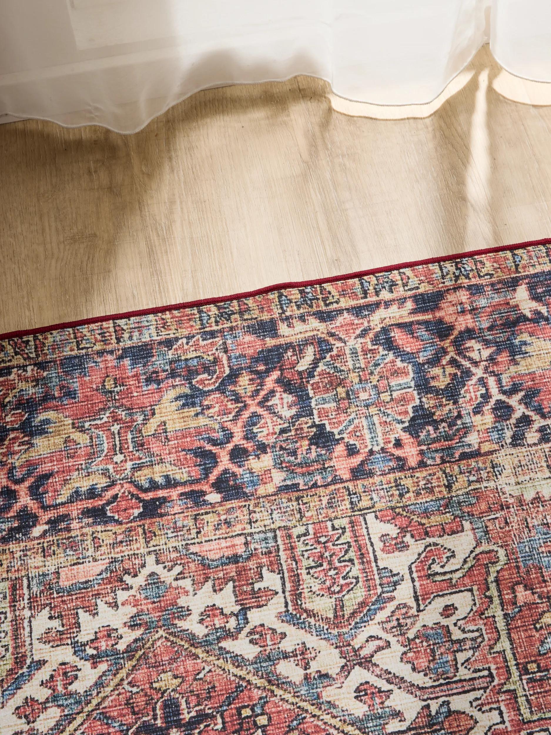 Alfombra lavable George multicolor/beige