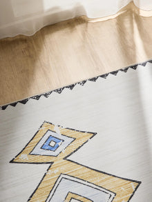 Alfombra lavable George beige/multicolor