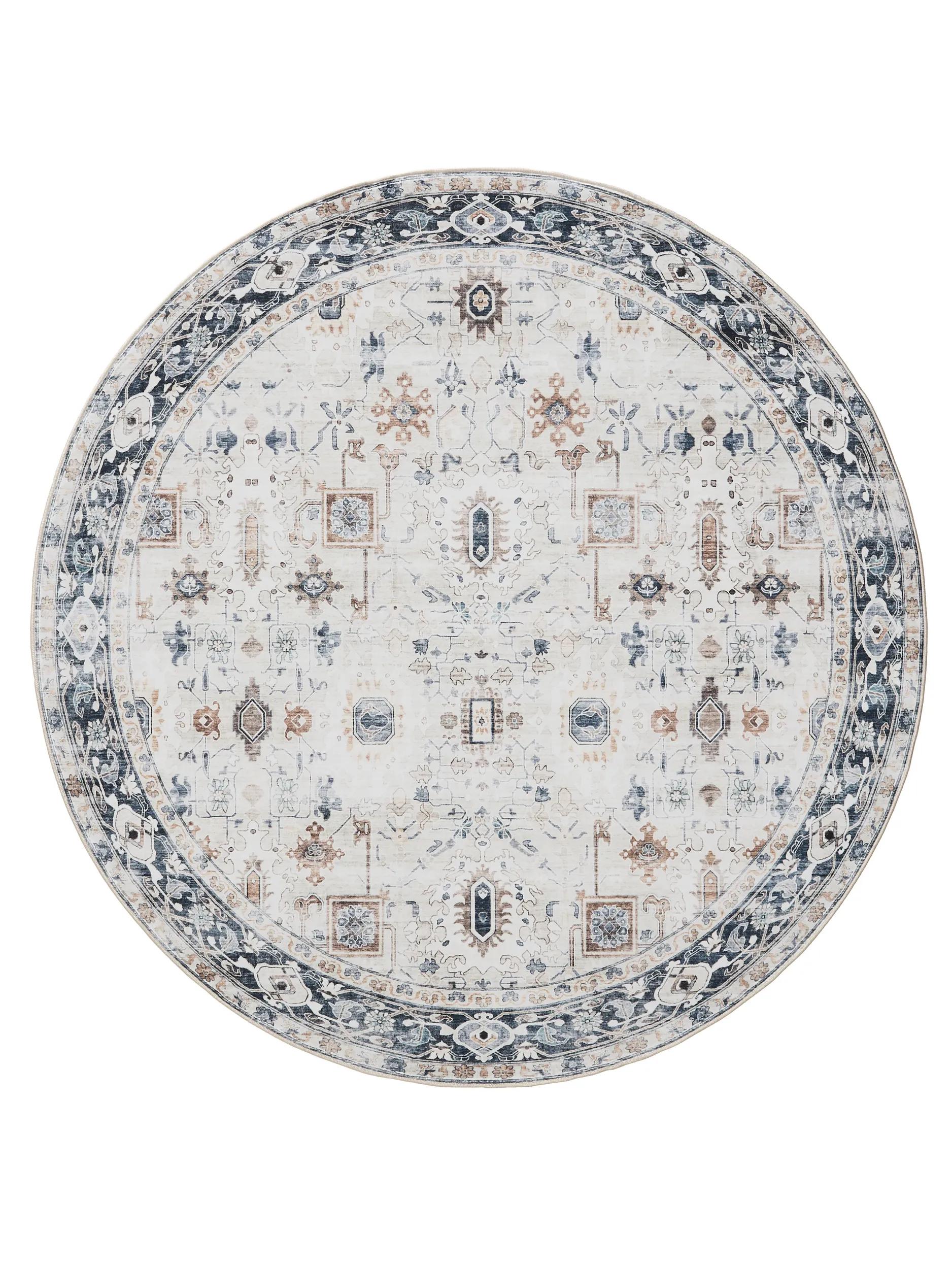 Washable Rug George Cream/Grey