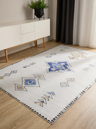 Alfombra lavable George beige/multicolor