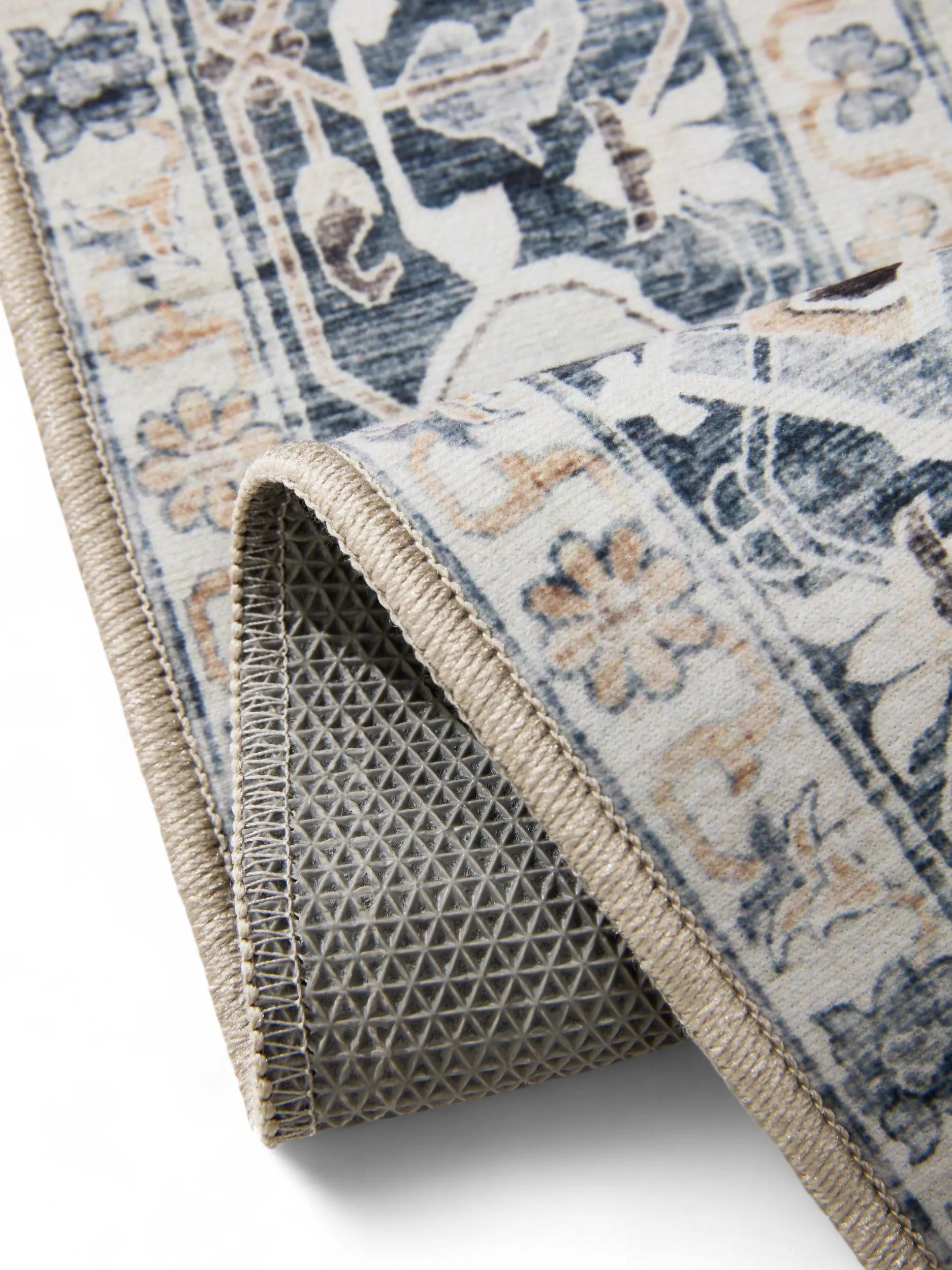 Washable Rug George Cream/Grey